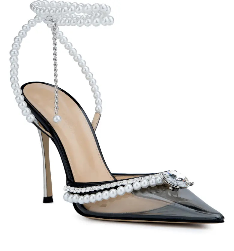 Diamond of Elizabeth Imitation Pearl Pointed Toe Pump (Women) | Nordstrom