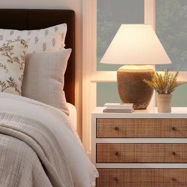 Large Ceramic Table Lamp Gray - Threshold™ designed with Studio McGee | Target