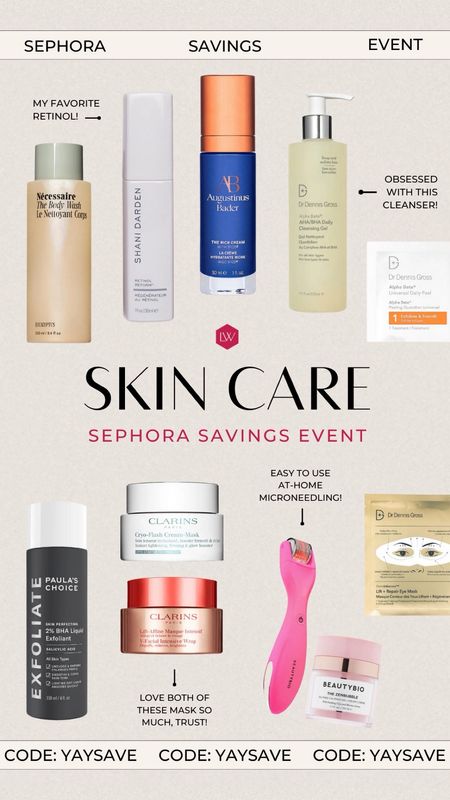 Sephora sale is open to VIB and Insiders today! Here is the skincare I am using and loving! Use code: YAYSAVE 





Sephora, sale, skincare, skin tools, anti-aging 

#LTKover40 #LTKxSephora #LTKbeauty