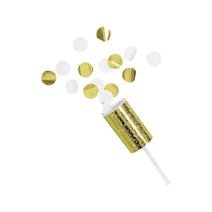 4ct Confetti Party Poppers Gold - Spritz™ | Target