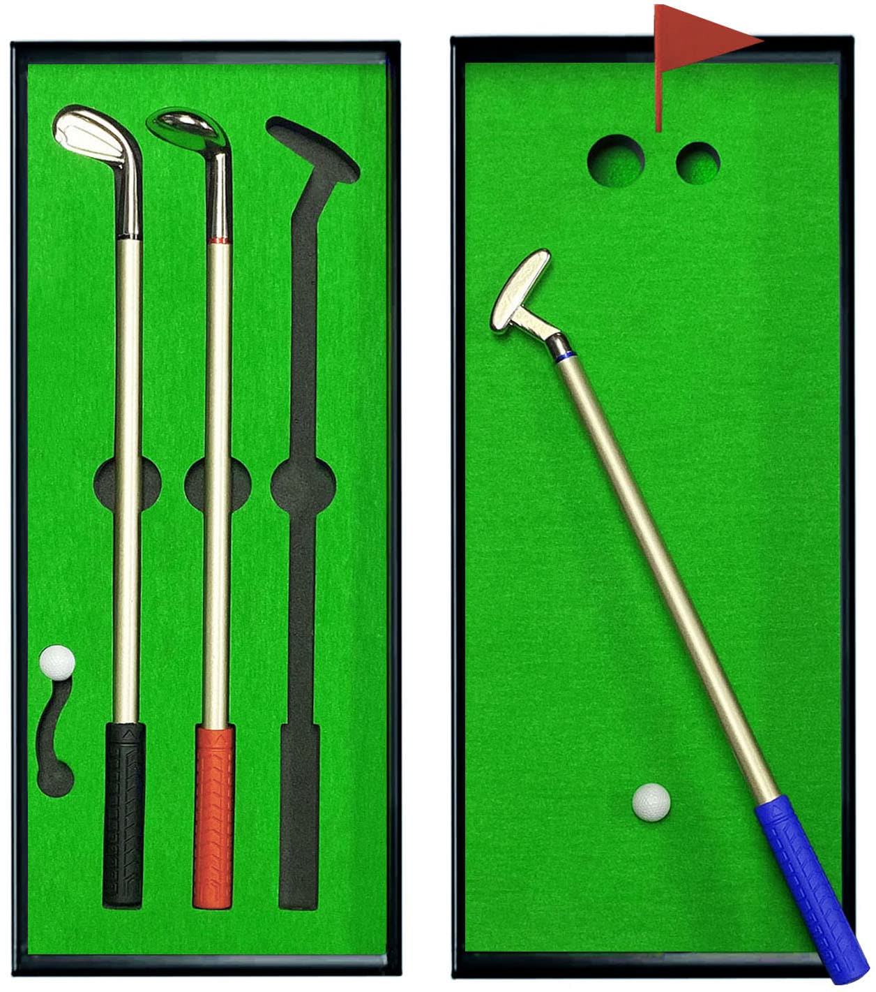 SANTA CASA Golf Pen Set & Mini Desktop Golf Putting Green Game, Funny Gifts for Golfers Adults Te... | Amazon (US)