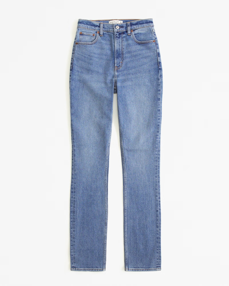 Women's Ultra High Rise 90s Slim Straight Jean | Women's Bottoms | Abercrombie.com | Abercrombie & Fitch (US)