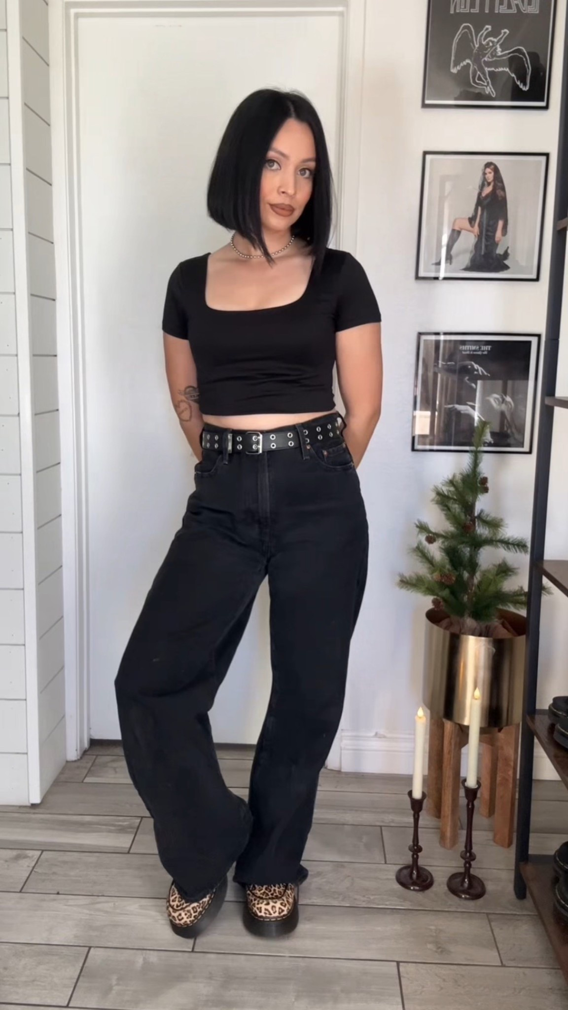 All black with a pop of leopard 🖤

#LTKFindsUnder100 #LTKmomlife #LTKootd