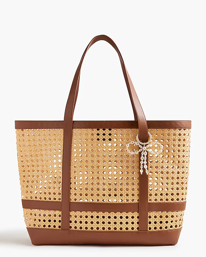 Faux-pearl bow bag charm | J.Crew Factory