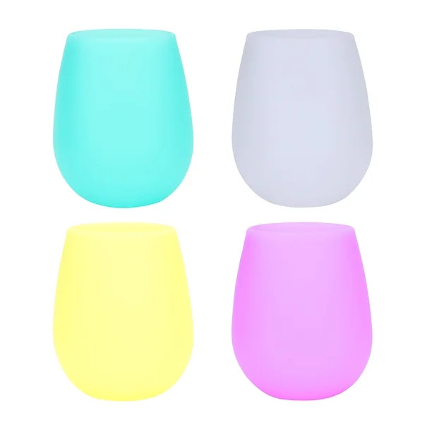 Silicone Wine Glasses, 4 Count | Walmart (US)