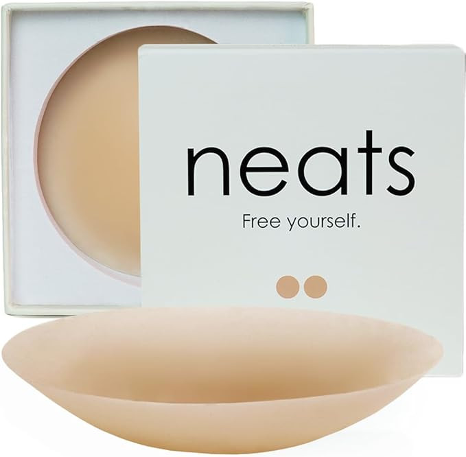 NEATS Nipple Covers for Women, Reusable & Hypoallergenic Adhesive Silicone Pasties | Amazon (US)