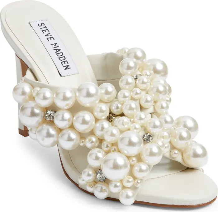Mirabella Imitation Pearl Slide Sandal (Women) | Nordstrom