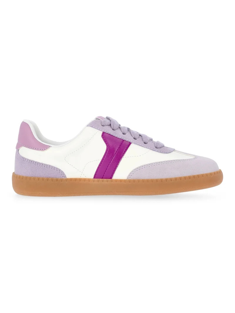 Wonder Nation Little and Big Girls Casual Soccer Sneakers | Walmart (US)