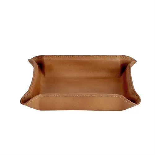 Graphic Image Leather Catchall Tray in Tan at Nordstrom | Nordstrom