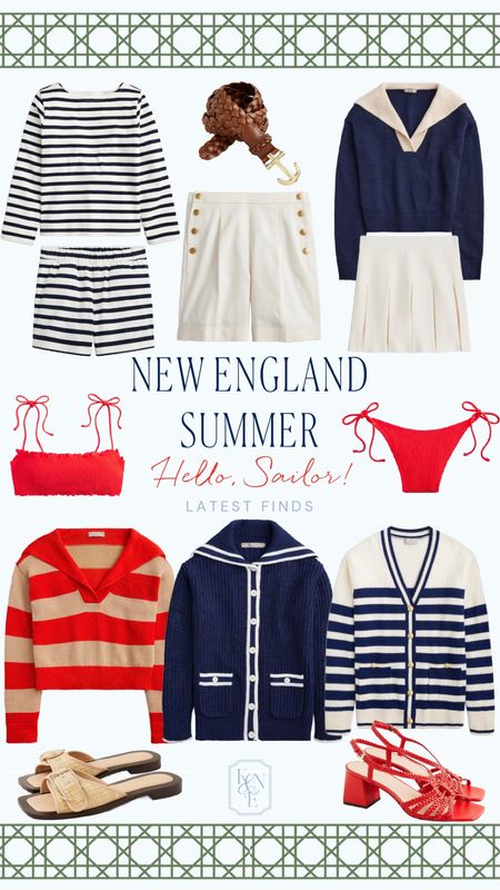 Nautical inspired fashion finds new May collection. Perfect for New England summer

#LTKover40 #LTKSeasonal #LTKsalealert