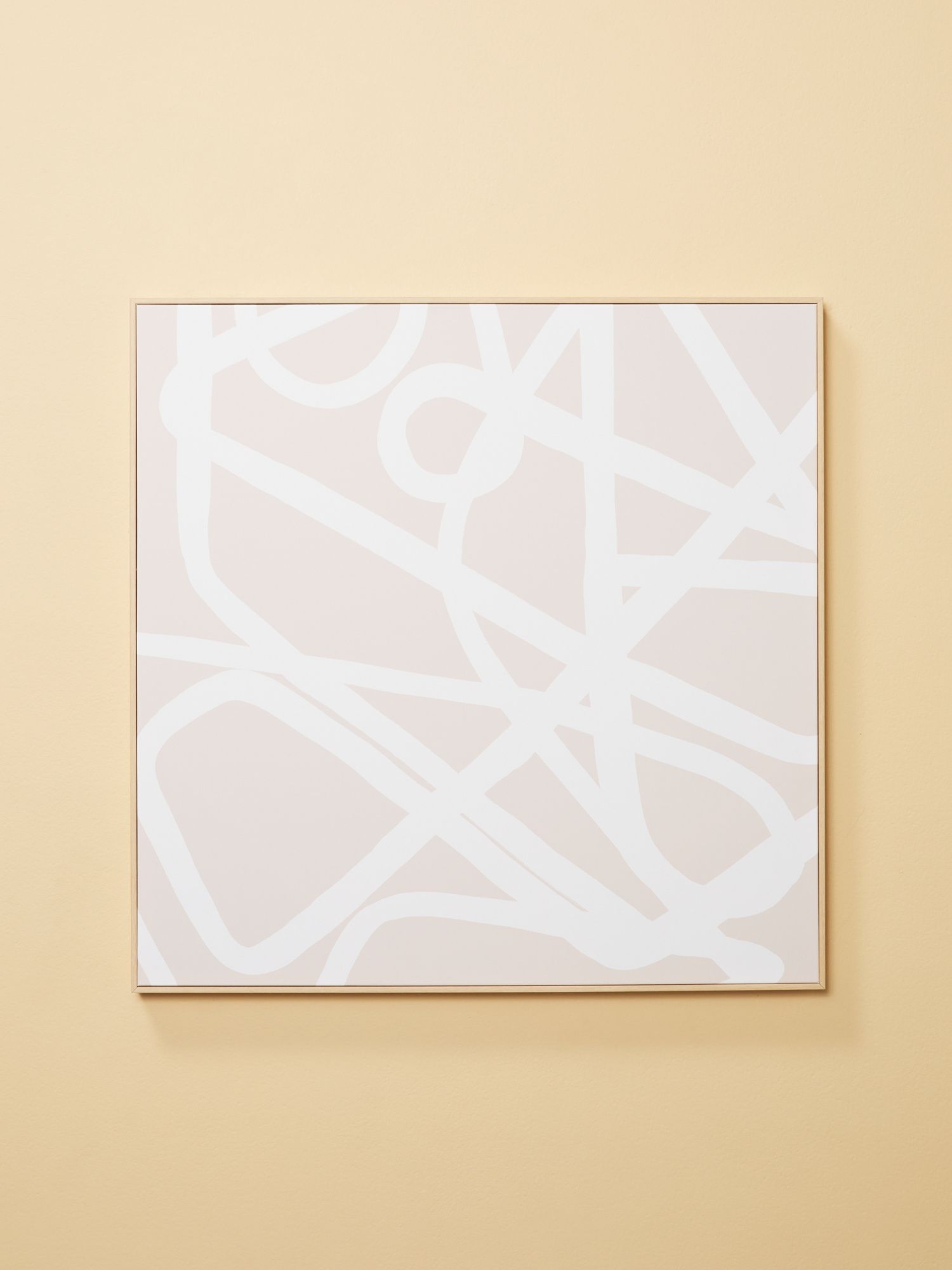 32x32 Canvas Abstract Modern Wall Art In Frame | Living Room | HomeGoods | HomeGoods