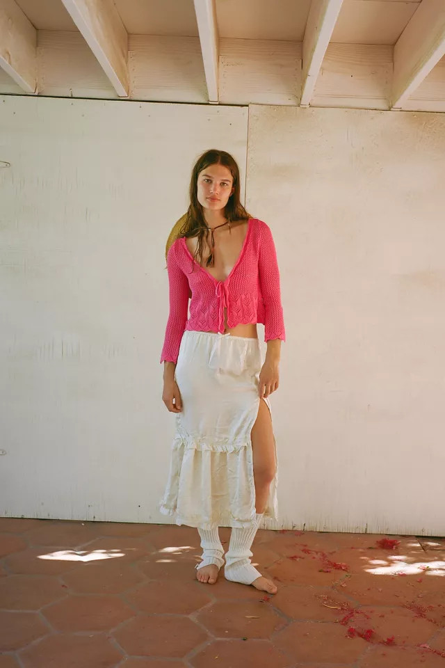 UO Prairie Midi Skirt | Urban Outfitters (US and RoW)