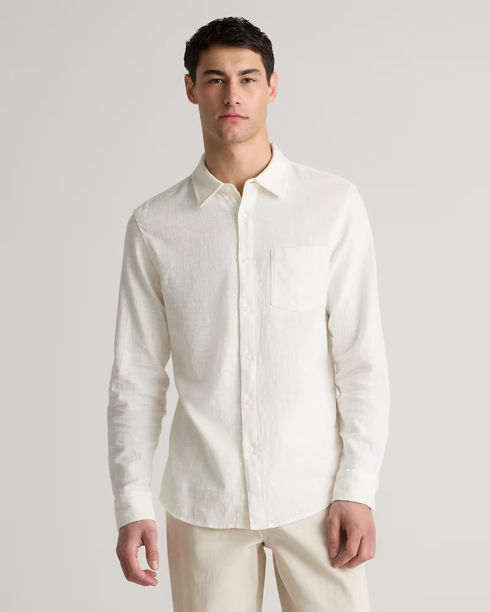 Organic Cotton Stretch Selvage Shirt | Quince