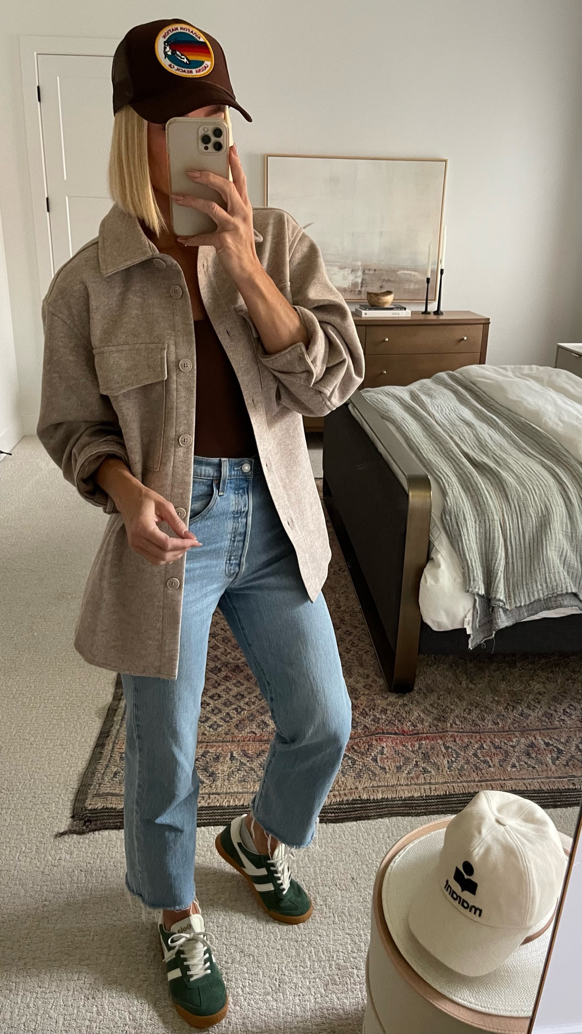 Last day to grab this budget friendly shirt jacket on sale! Fully stocked in all sizes.
Wearing size small and still fits oversized.
Jeans still on sale too! Linked Exact color. 
When I bought my pair they didn’t have my inseam so I cut a raw hem. Like how they turned out.☺️
Runs tts, wearing 27


#LTKSeasonal #LTKmidsize #LTKsalealert