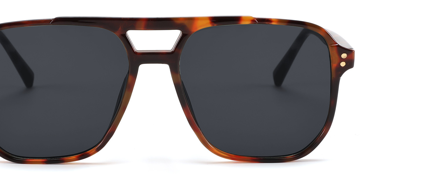 FEISEDY Retro Square Aviator Sunglasses Women Men 70s Vintage Trendy Plastic Frame Sun Glasses B2... | Amazon (US)