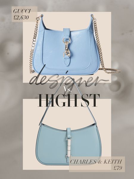 Gucci Vs Charles and Keith 💎
Gucci Jackie bag dupe | Light blue | Designer handbag | Gucci dupes | Splurge vs save | Credit vs debit | Light blue bag | Spring outfits 

#LTKstyletip #LTKwedding #LTKitbag