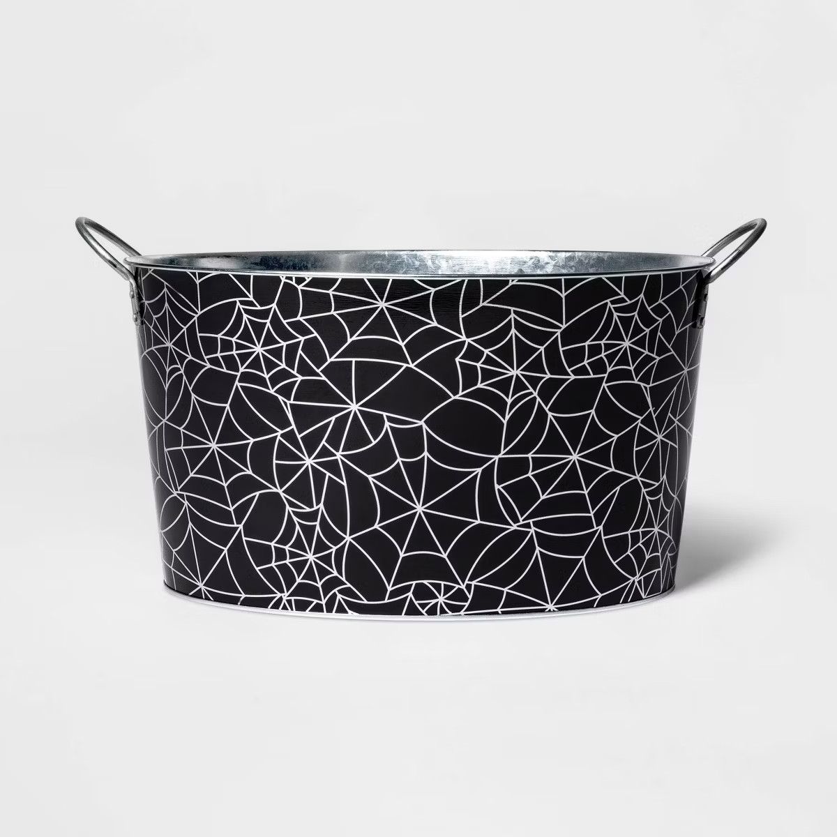 Spiderweb Metal Halloween Beverage Tub - Hyde & EEK! Boutique™ | Target