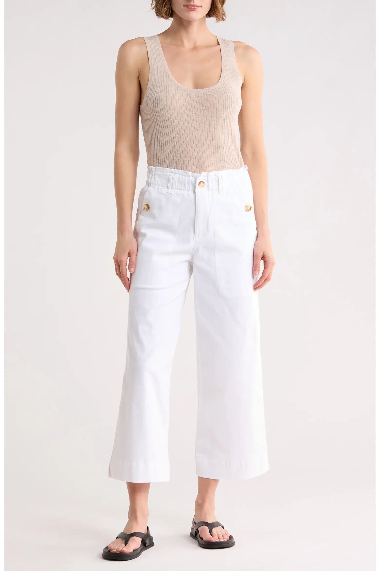 Wide Leg Ankle Crop Pants (Women) | Nordstromrack | Nordstrom Rack