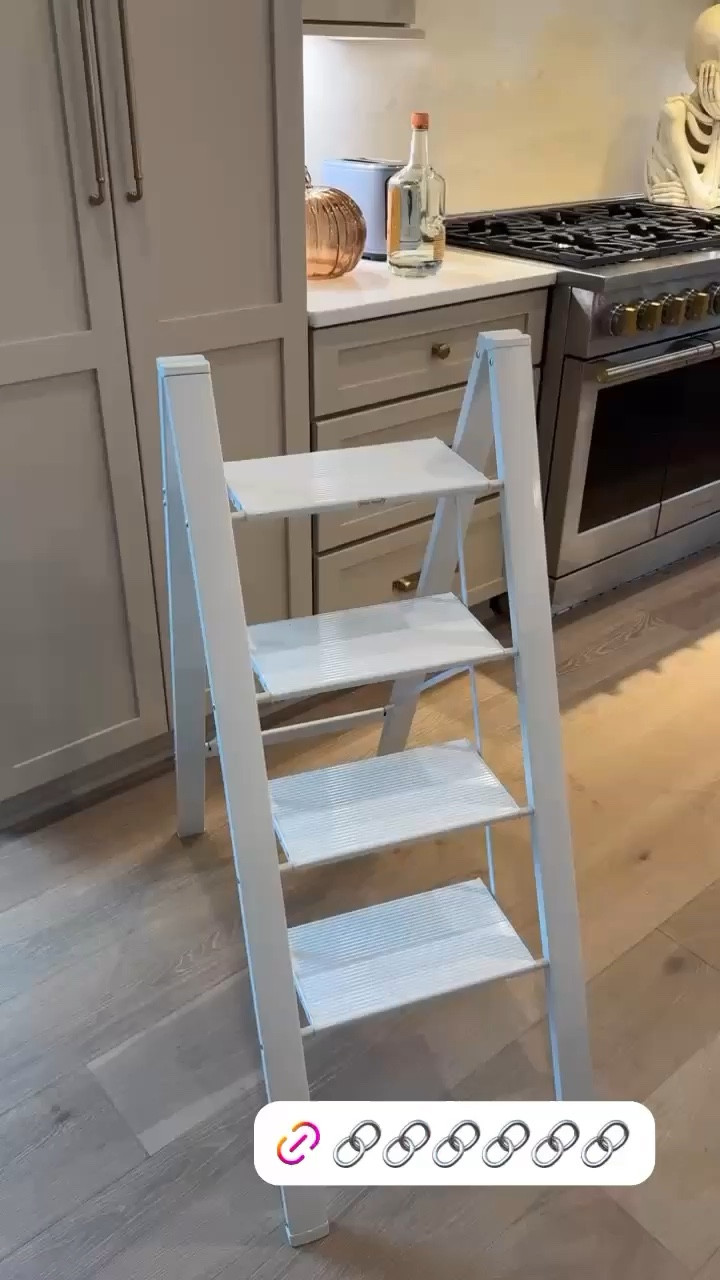 The best ladder for your kitchen or closet - folds up easy and it’s super compact! 

#LTKFindsUnder100 #LTKHome #LTKVideo