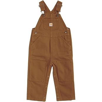 Carhartt baby-boys Canvas Bib Overalls | Amazon (US)