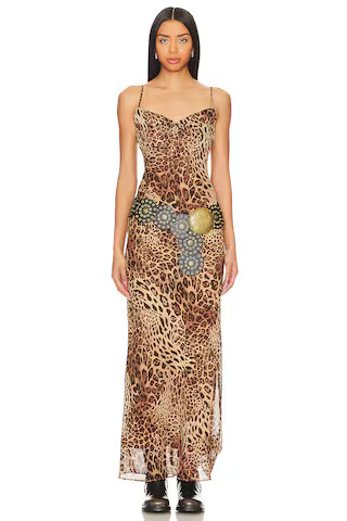 superdown Dexi Maxi Dress in Brown Leopard from Revolve.com | Revolve Clothing (Global)