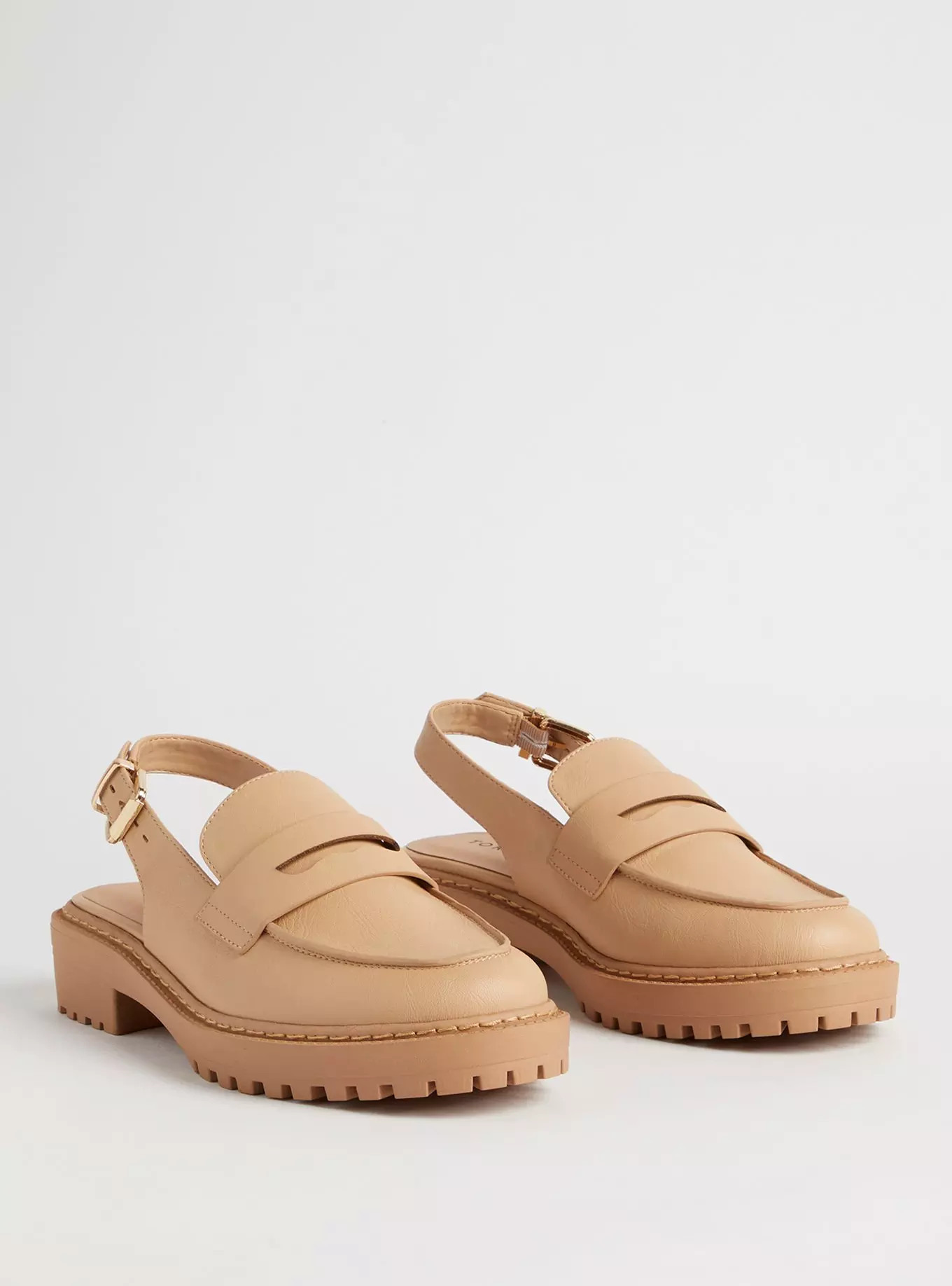 Sling Back Lug Loafer (WW) | Torrid (US & Canada)