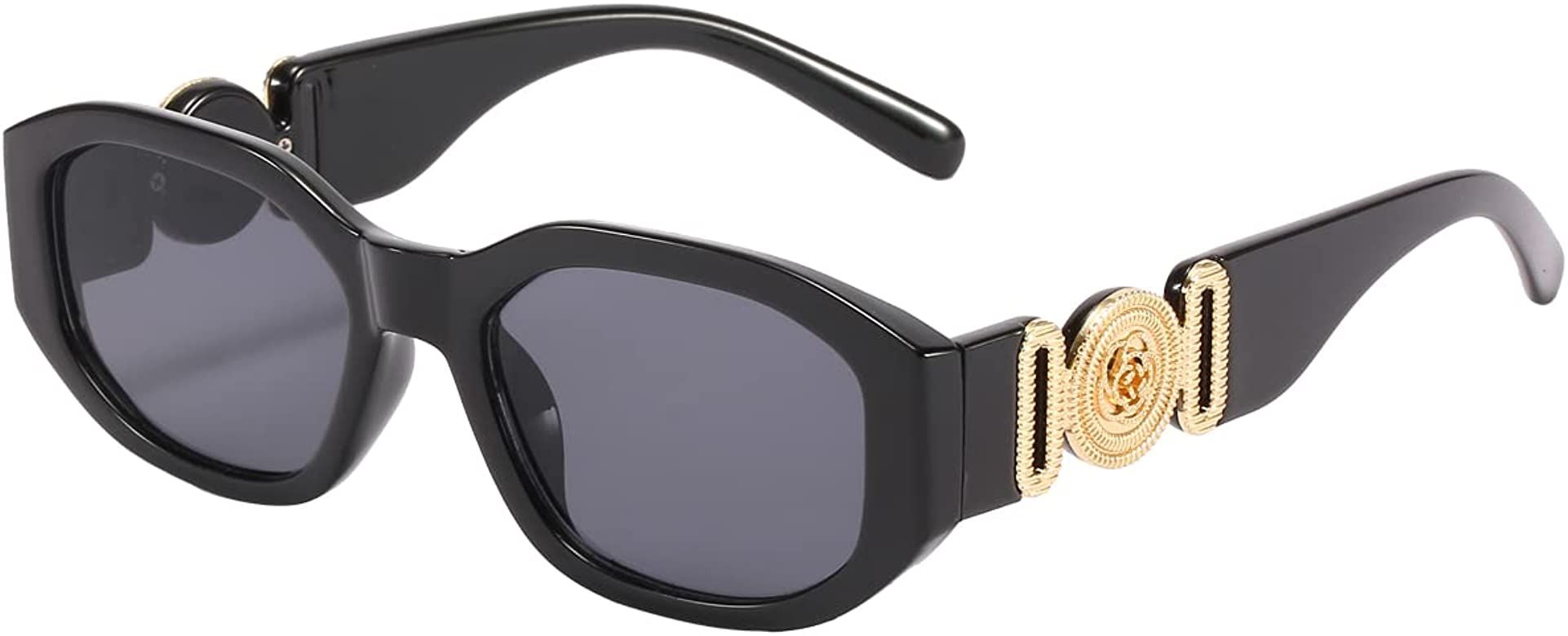 Dollger Rectangle Sunglasses for Women Trendy Irregular Luxury Design Small Sunglasses UV Protect... | Amazon (US)
