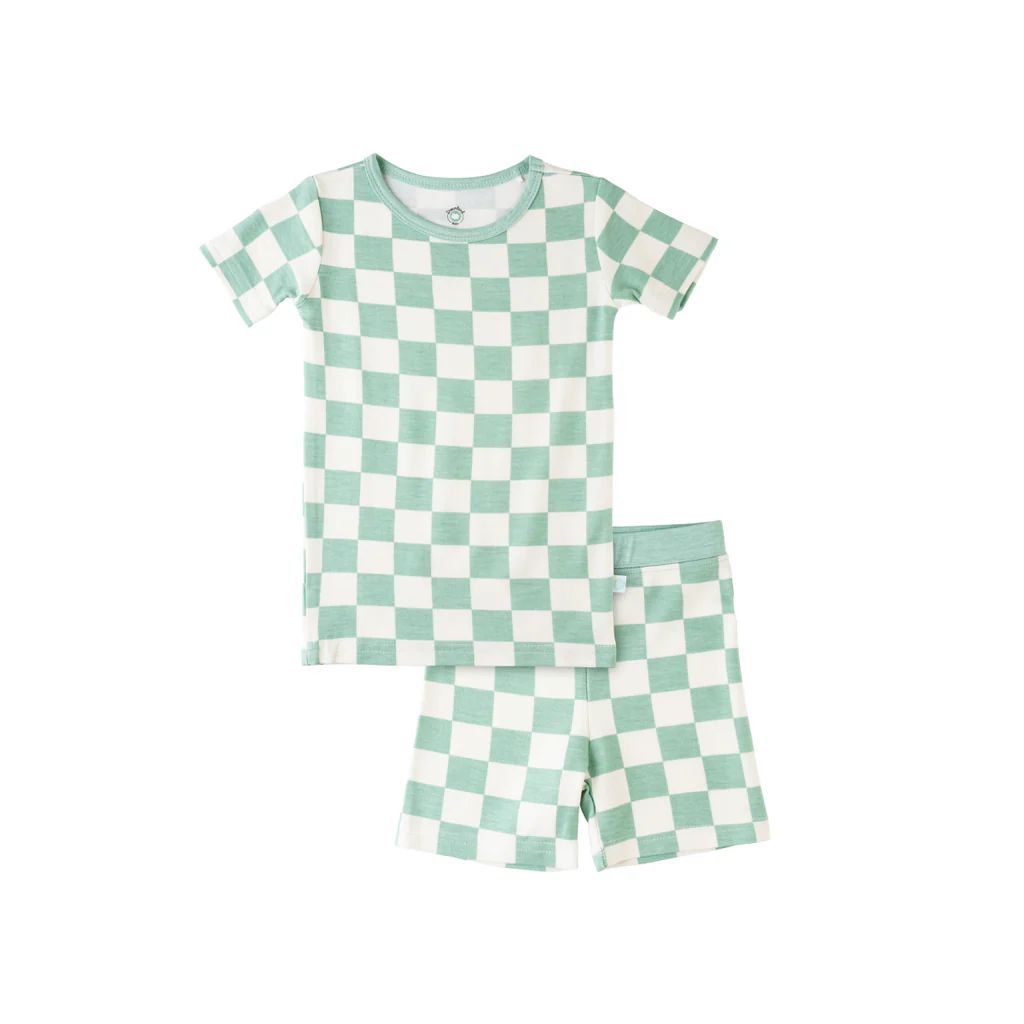 Toddler Short-Sleeve Bamboo Pajamas | Dreamland Baby