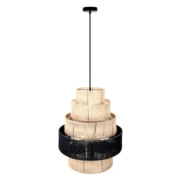Aatreya 1 - Light Satin Black Chandelier Pendant | Wayfair North America