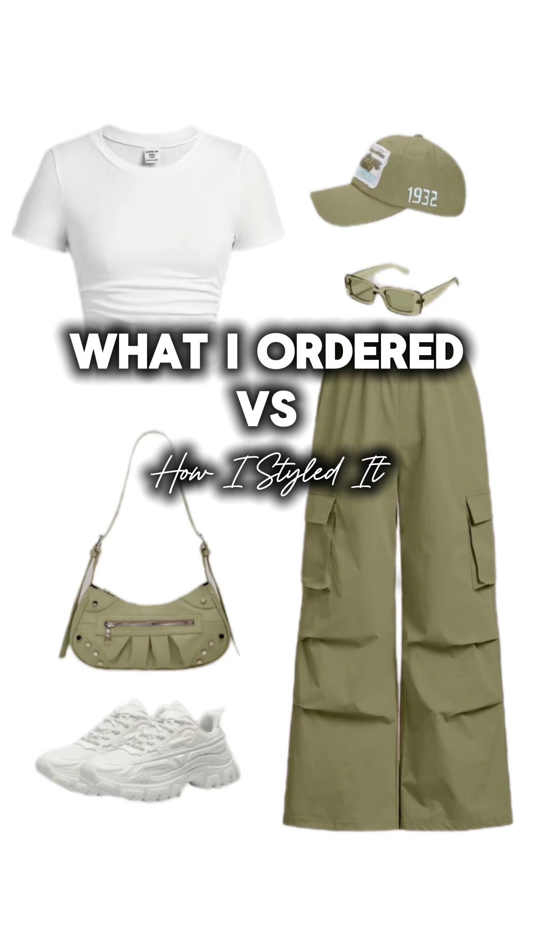 What I ordered vs how I styled it✨
A lil chill, a lil cute, and all me 😌

It’s the effortless slay for a regular day comfy but still giving! 💚

Would you rock this fit or remix it your way? 👀✨

#OOTD #AmazonFinds #SheinStyle #BlackGirlStyle #StreetStyleInspo #CasualChic #NeutralAesthetic #CargoPantsFit #EverydaySlay #StyleDiaries #AmazonFashionFinds #SheinHaul #ComfyCute #OOTDInspo #StyleWithMe

Amazon fashion finds, Shein haul, black girl outfit inspo, casual streetwear, trendy cargo pants, neutral outfit aesthetic, comfy cute fit, everyday slay, white crop top outfit, outfit ideas

#LTKFindsUnder50 #LTKStyleTip #LTKSeasonal