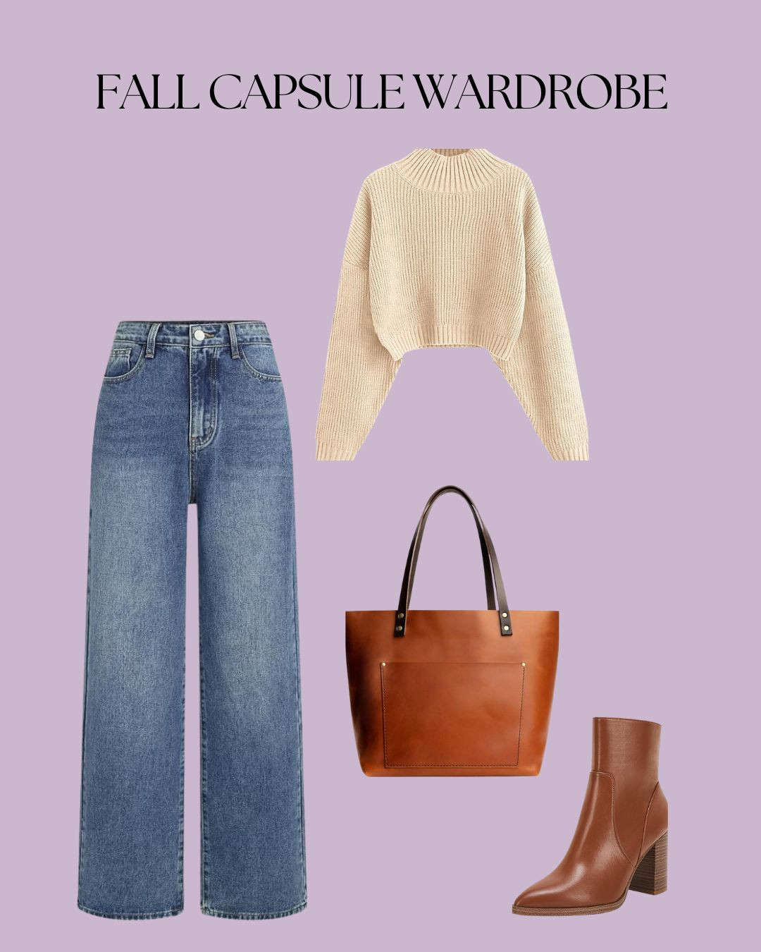 Effortless fall vibes 🍂 Wearing my go-to cropped turtleneck in the prettiest apricot shade, paired with straight-leg denim and pointed ankle boots for a chic yet comfy look. Finished it off with the Classic Large Tote from Portland Leather — roomy, timeless, and so good.  

 #LTKSeasonal #LTKStyleTip #LTKautumn