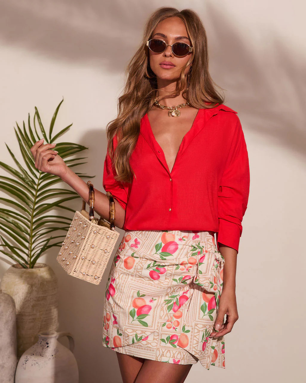 Travel Light Button Down Top | VICI