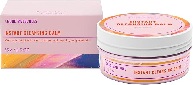 Good Molecules Instant Cleansing Balm - Facial Cleanser and Makeup Remover with Shea Butter, Sea ... | Amazon (US)