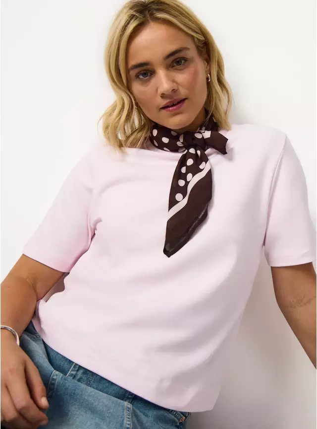 Buy Pink T-Shirt & Scarf Set XL | T-shirts | Tu | Tu Clothing