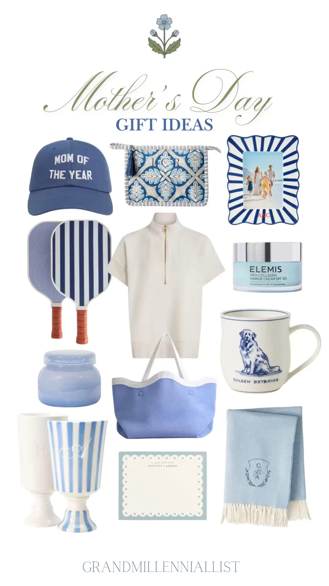 Mothers Day gift guide 

Grandmillennial gifts blue and white gifts for mom

#LTKSeasonal #LTKMothersDay #LTKmomlife
