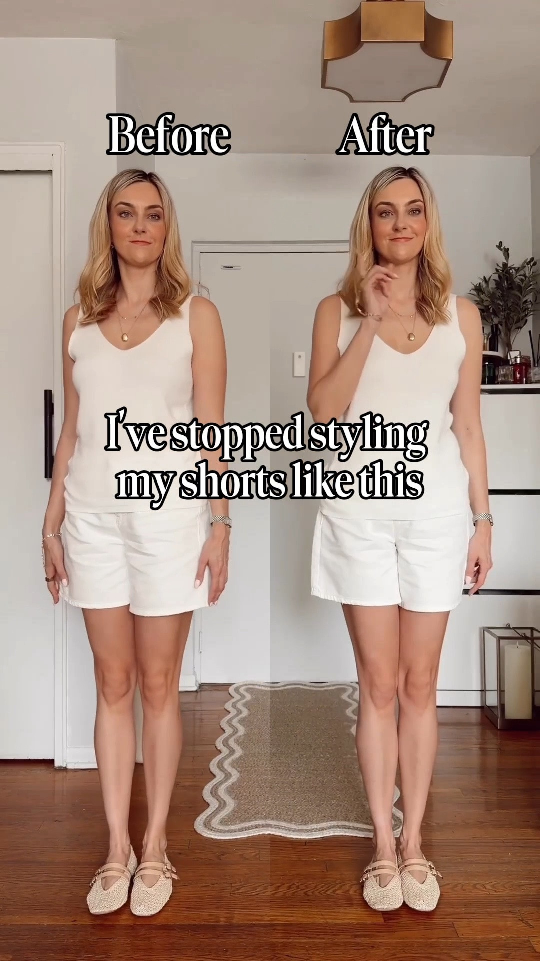 Save this for later because you don’t want to look boxy in your summer shorts anymore 😌👀

the difference between a basic shorts outfit and an elevated one is smaller than you think - just a few intentional details change everything 👀

@Guess  shorts 
@Quince shirt

#denimshorts #summeroutfit #outfitfixes #styletips #summeroutfitideas

#LTKgrwm #LTKootd #LTKSeasonal