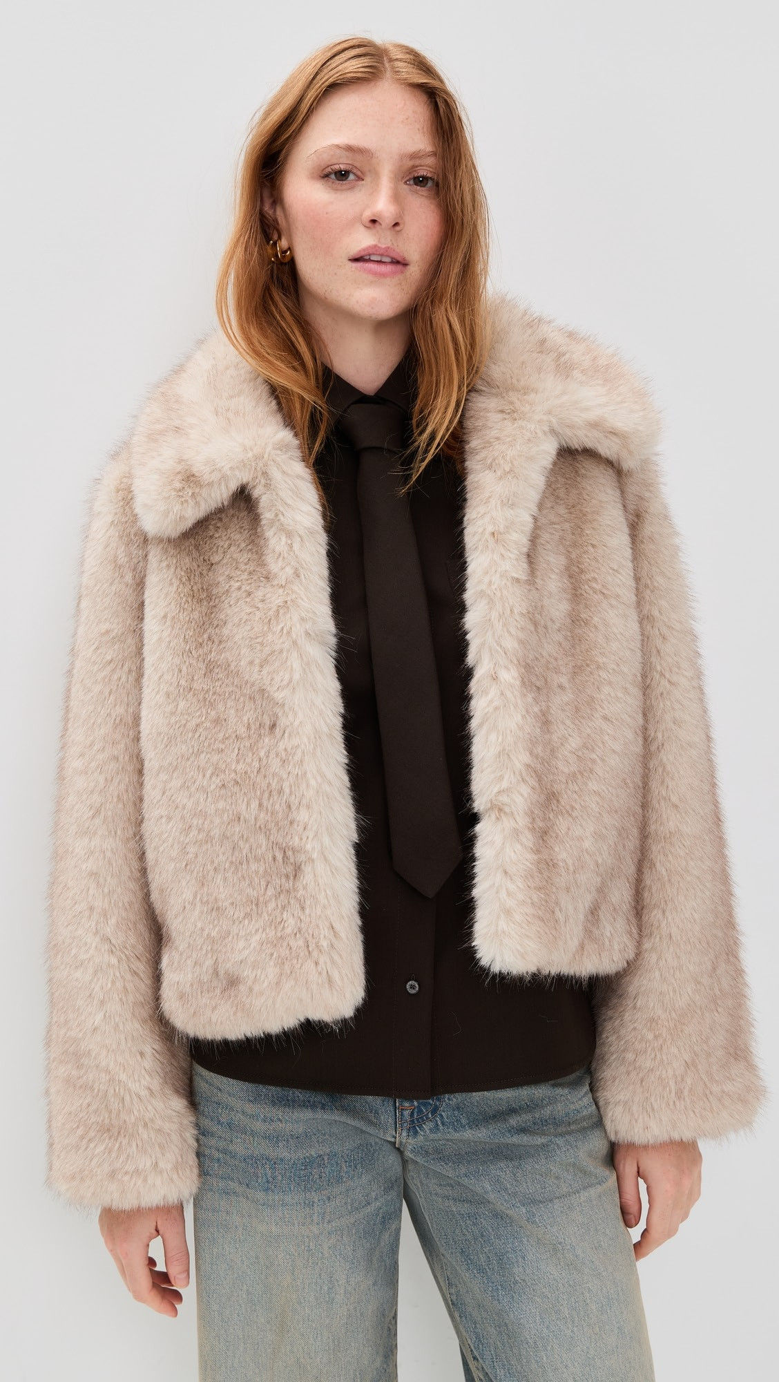 Faux Fur Cropped Jacket | Shopbop