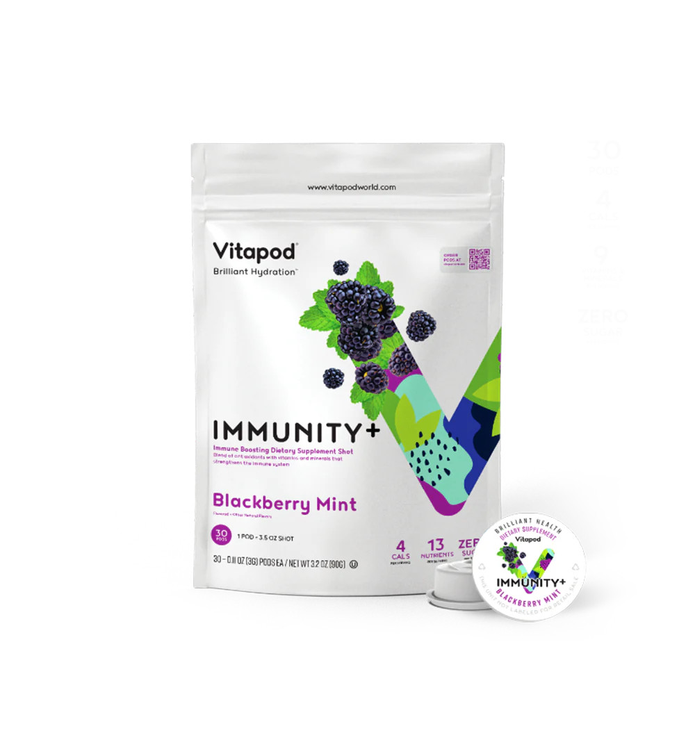 Immunity+ Blackberry Mint, 30 Pods | Vitapod