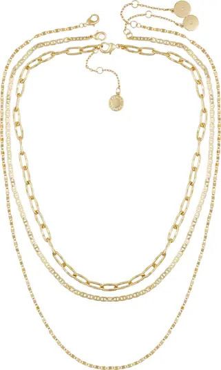 Vince Camuto Layered Chain Necklace Trio Set | Nordstrom | Nordstrom