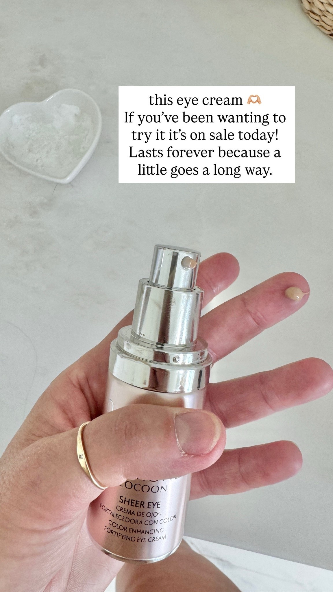 This eye cream is a great texture and a lightly tinted. On sale today!

#LTKSaleAlert #LTKBeauty