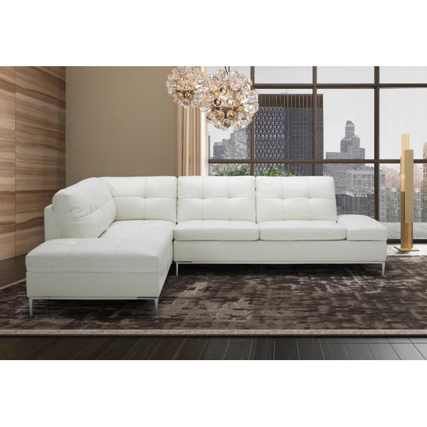 Mercier 2 - Piece Leather Sectional | Wayfair North America