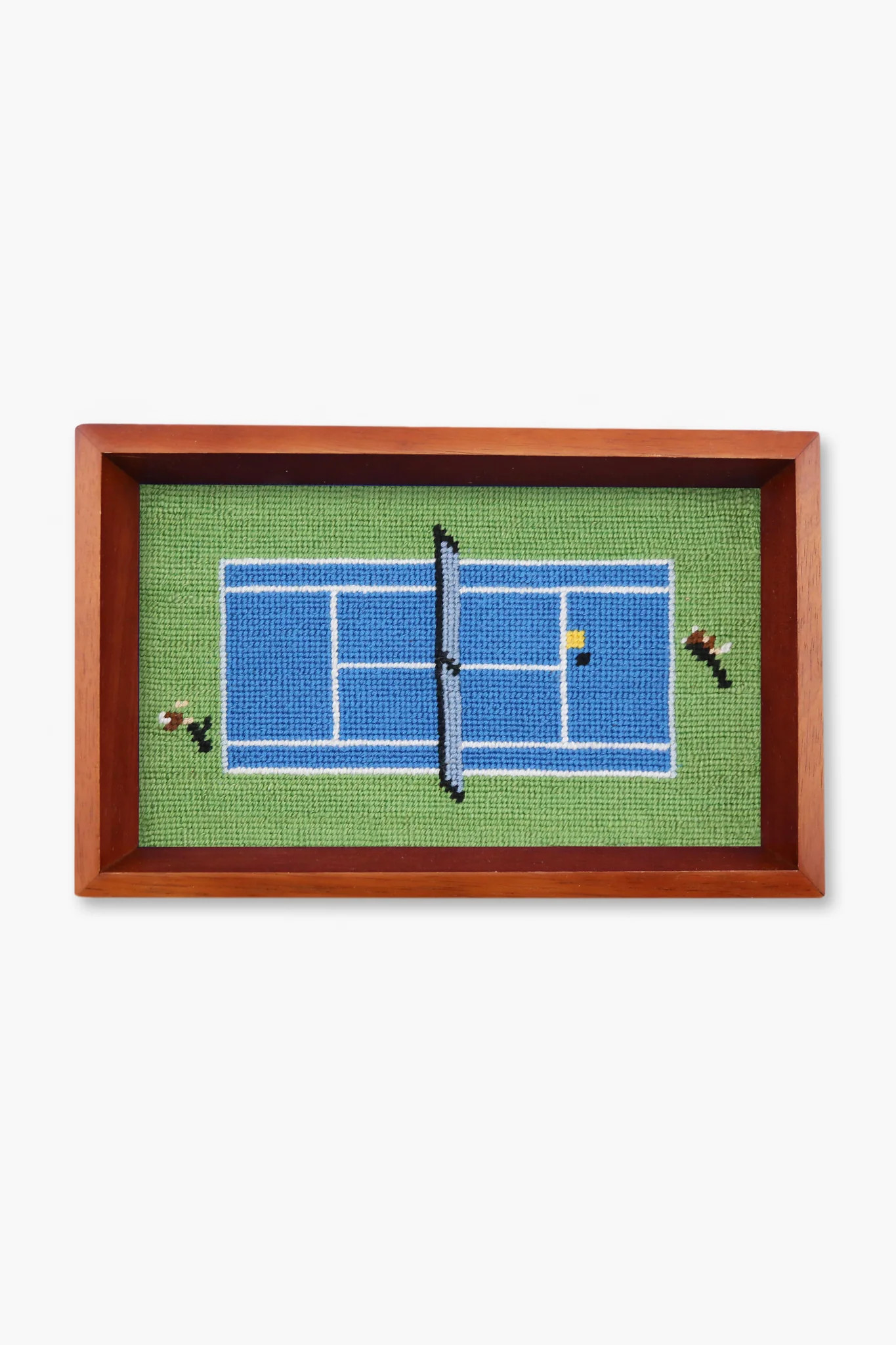 Tennis Overhead Needlepoint Valet Tray | Tuckernuck (US)