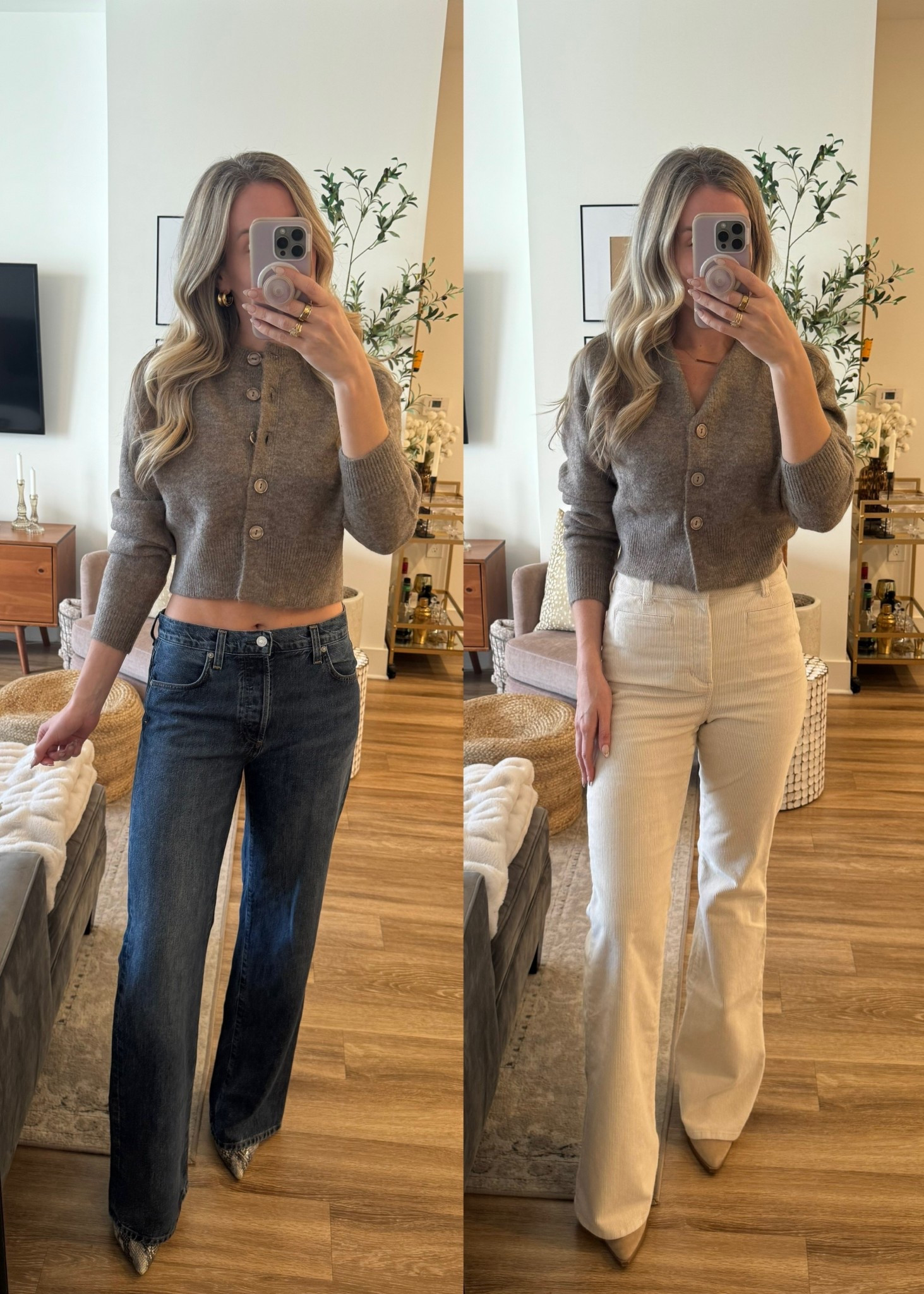 How cute is this cropped sweater!? Sweater - small
Jeans - 26
Cream pants - 26 tall 
Boots/heels - TTS

#LTKSaleAlert #LTKWorkwear #LTKootd