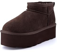CUSHIONAIRE Women's Hippy Genuine Suede pull on platform boot +Memory Foam | Amazon (US)