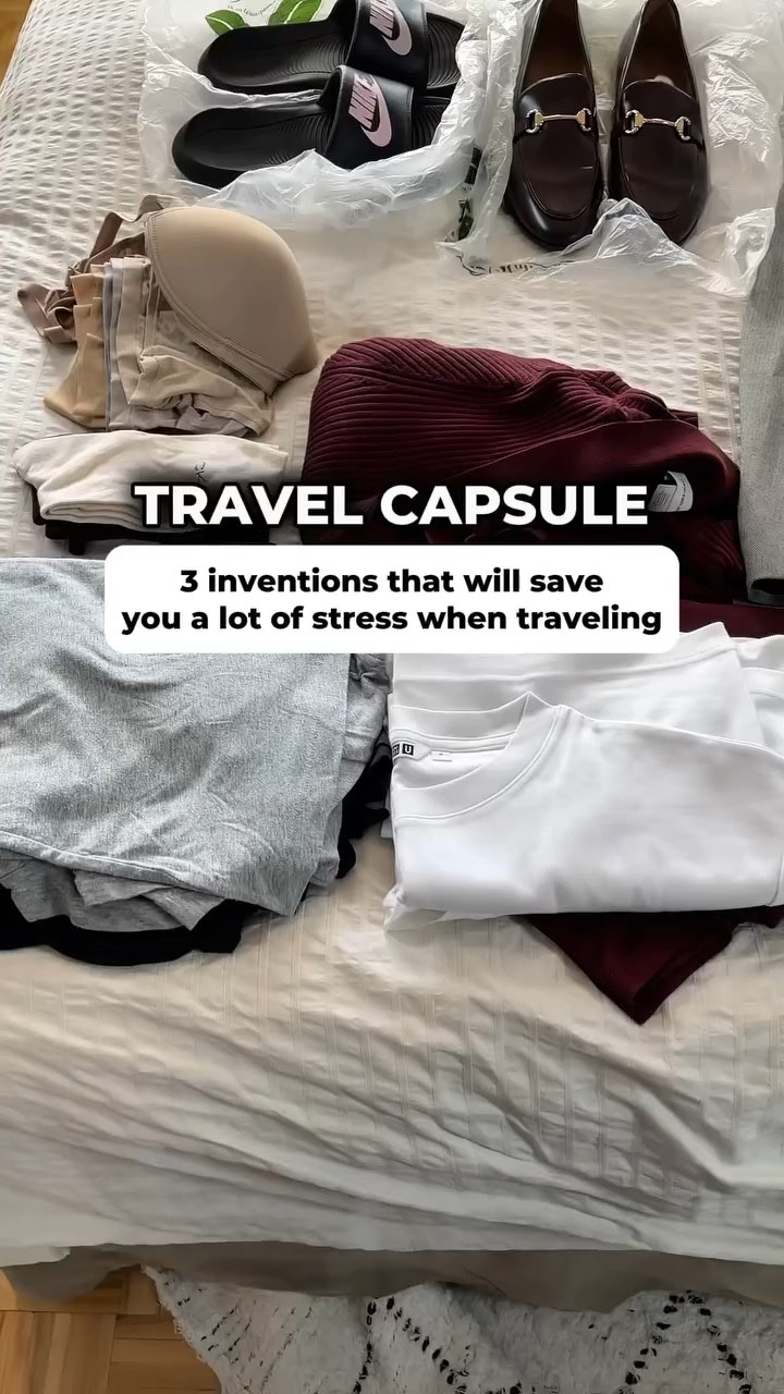 How to pack for short trips. 🧳

My absolute favourite travel organizer is this hanging shelf. You pack it, collapse it and put into the suitcase. Once at the hotel, you take it out and hang it. And that’s all you need to unpack. No messy storage in your suit, no need for packing unpacking if you change locations, no nasty smelling hotel drawers. It’s so easy!

My other travel must haves are the magnifying mirror that attaches to everything, like a bathroom mirror, shower walls or sink, and my travel clothes steamer.

To shop my travel essentials comment the word ESSENTIALS1 below ⬇️ 

Comment if you like these packing tips and share with a friend!

Follow for more easy tips and ideas beauty and style for women after 40. 

#travelcapsule 
#packingforvacation 
#packyourbag 
#packingessebtials
#packingforvacation 

What to pack for travel 
Hanging travel shelf
Packing essentials