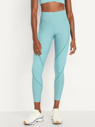 High-Waisted PowerSoft 7/8 Leggings | Old Navy (US)