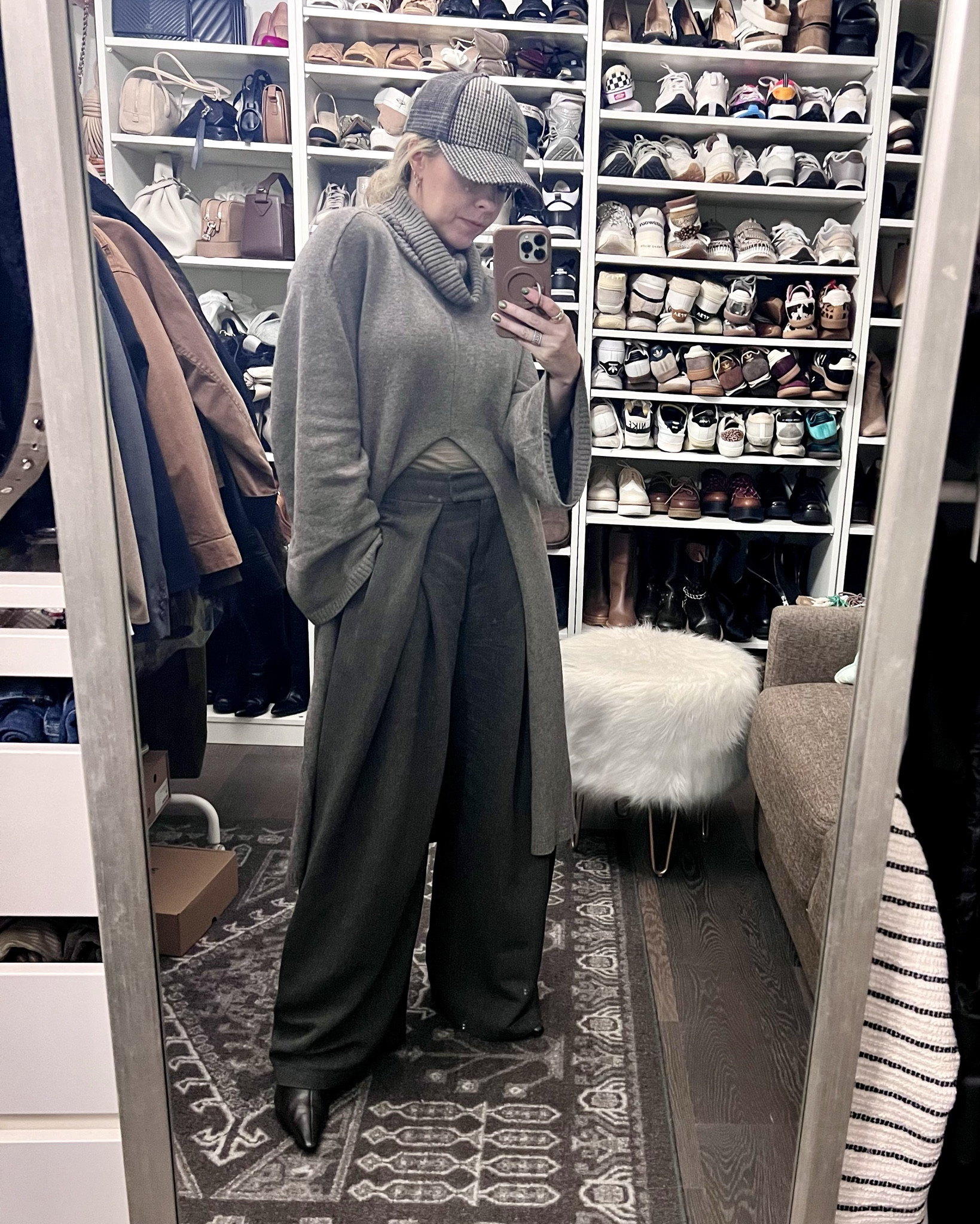 Never not gotten a compliment when wearing this sweater - it’s so distinct and really makes any outfit. This is the first time I did it with a monochrome outfit and love how it turned out with these Zara pants.

#LTKOver40 #LTKWorkwear