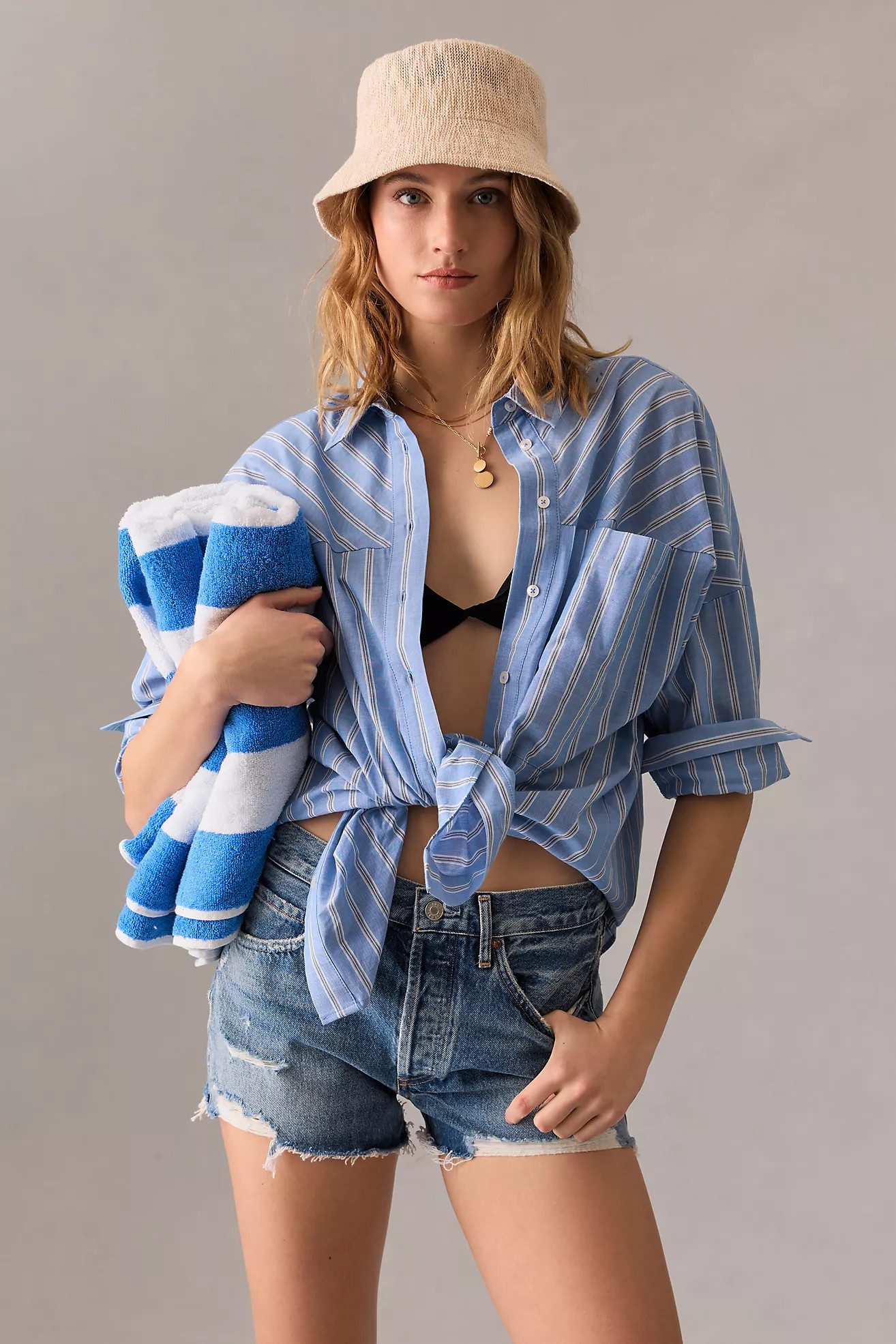 AGOLDE Parker Denim Shorts | Anthropologie (US)