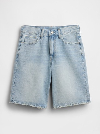 11" Mid Rise Longline Denim Shorts | Gap (US)