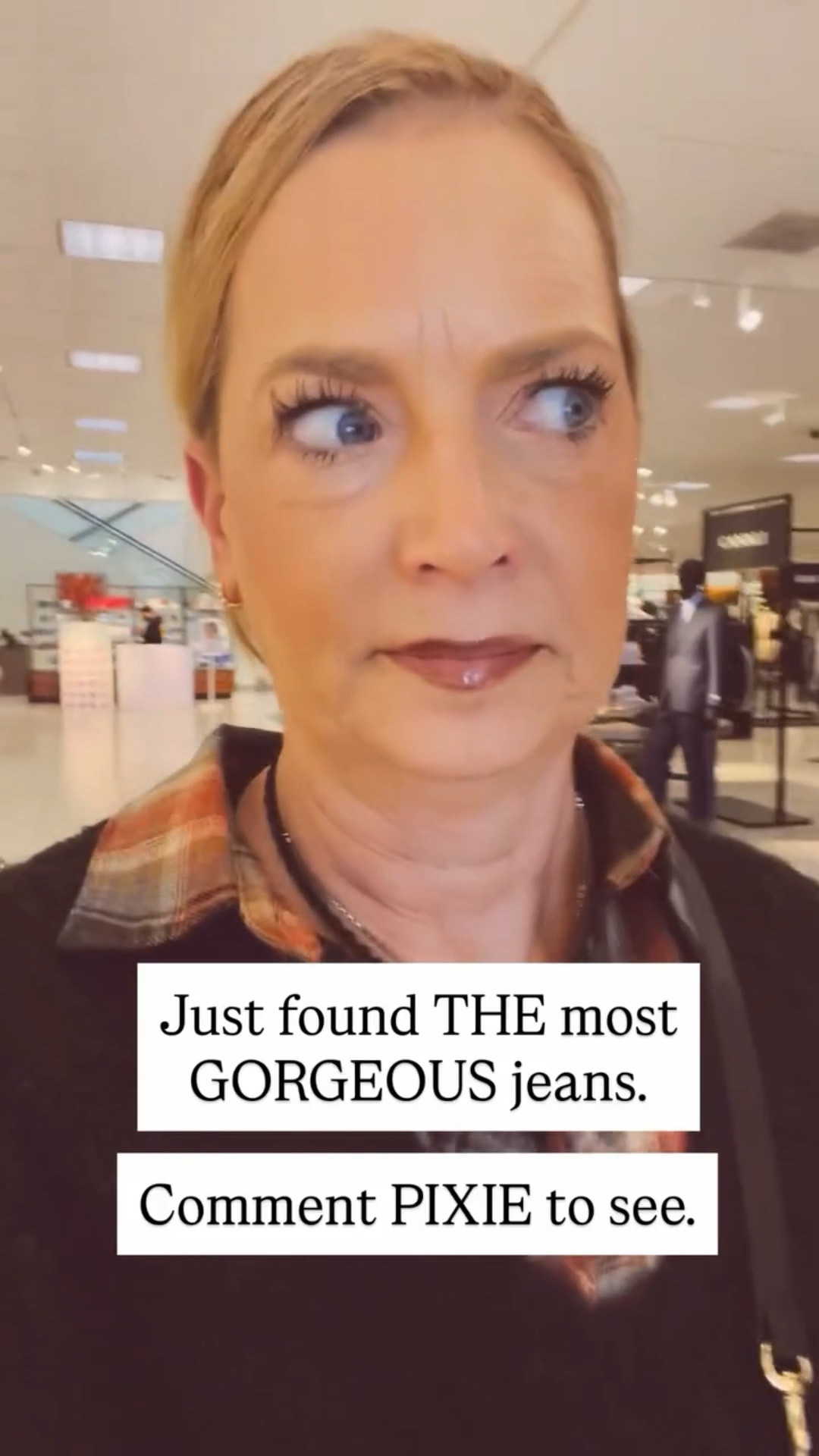 Will someone please buy these jeans? I am not shopping until the official start of Spring, but I just found the most perfect jeans and I need one of y’all to get them. They are so good - and the color name… I love it!  Comment PIXIE below to receive a DM with the link to this post on my LTK 

#perfectdenim #over50jeans #pleasebuythese #theyaresogood

⬇ https://liketk.it/5Mjpm
